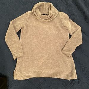 Lands End Chenille cowlneck sweater